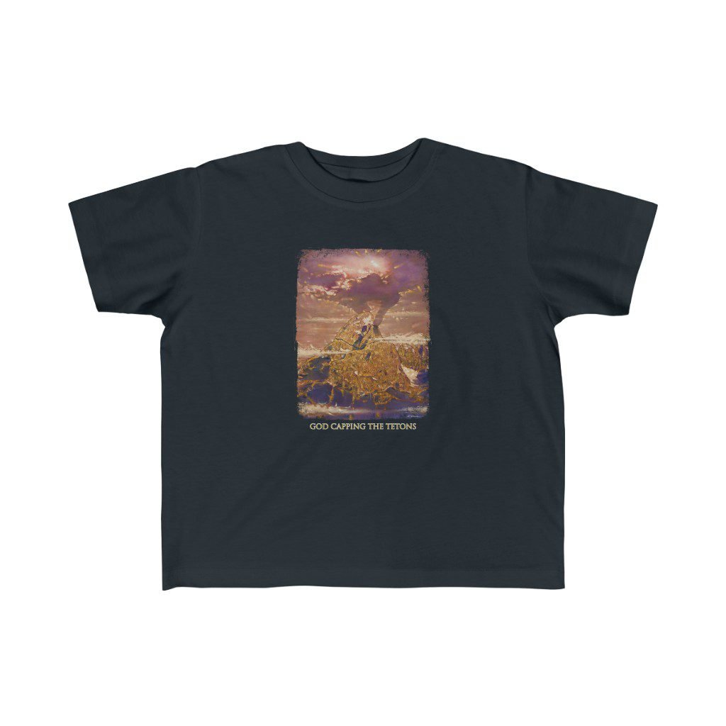 God Capping The Tetons by Ron DiCianni – Toddler Short Sleeve Tshirt