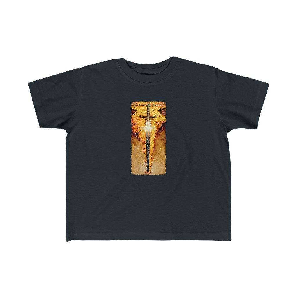 The Sword of The Spirit by Ron DiCianni – Toddler Short Sleeve Tshirt