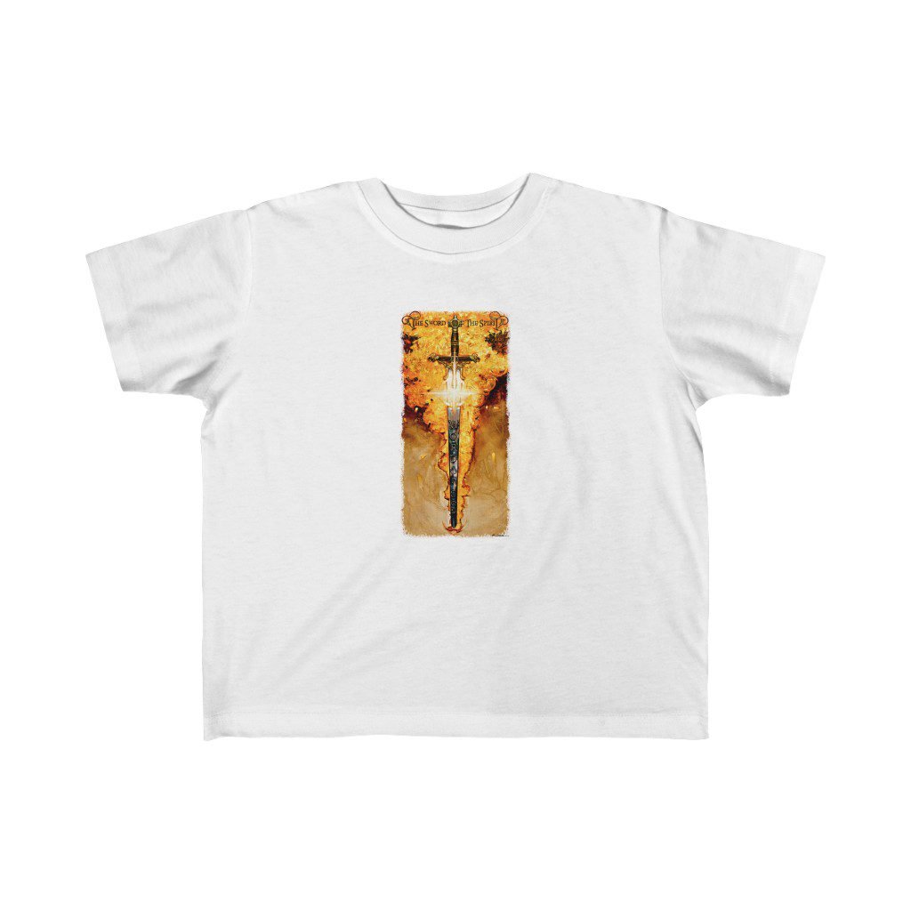 The Sword of The Spirit by Ron DiCianni – Toddler Short Sleeve Tshirt