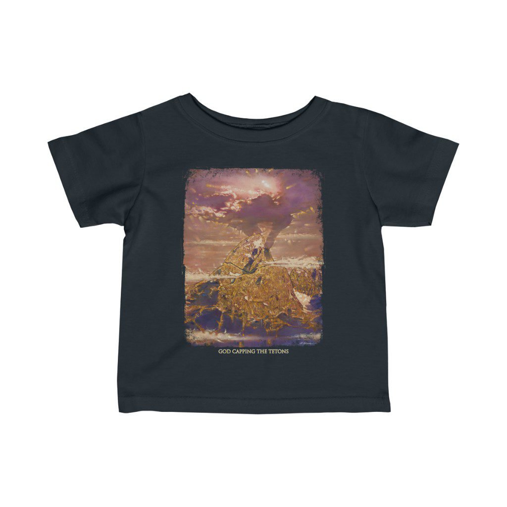 God Capping The Tetons by Ron DiCianni – Infant Short Sleeve Tshirt 3322