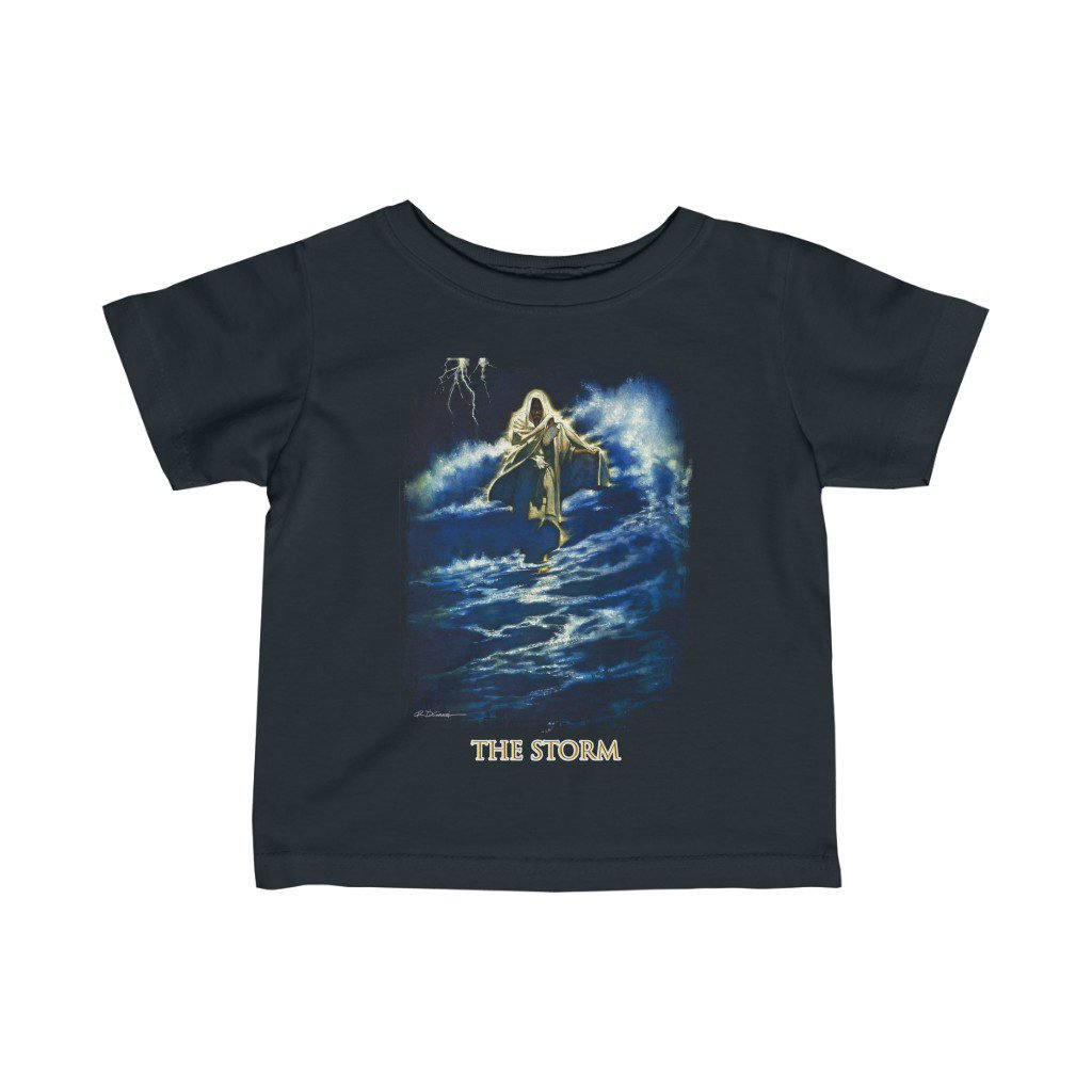 The Storm by Ron DiCianni – Infant Short Sleeve Tshirt 3322