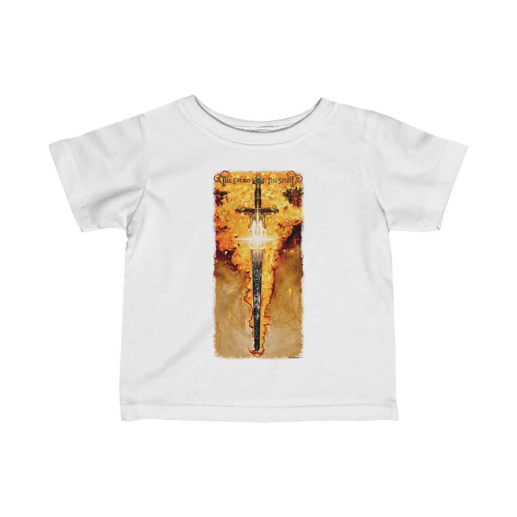 The Sword of The Spirit by Ron DiCianni – Infant Short Sleeve Tshirt 3322