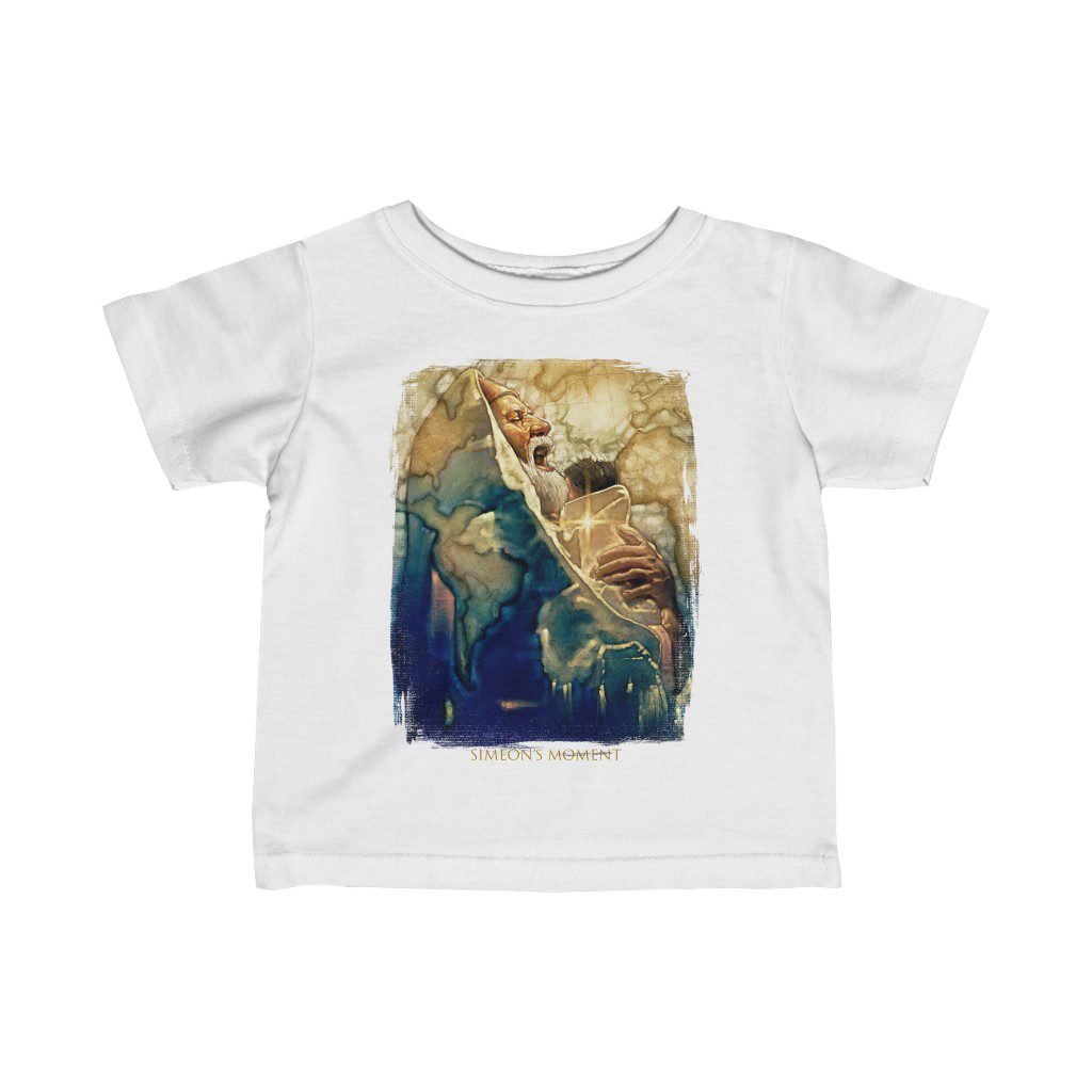 Simeon’s Moment by Ron DiCianni – Infant Short Sleeve Tshirt 3322