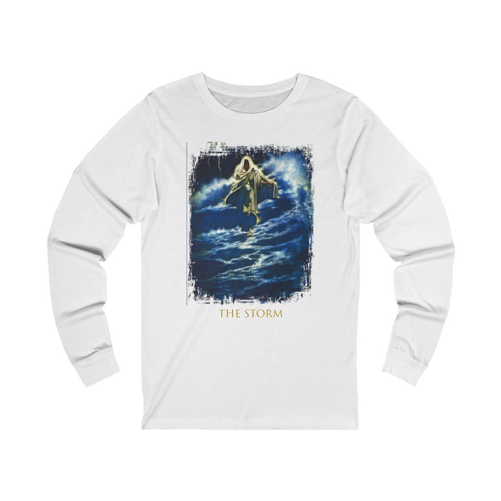 The Storm by Ron DiCianni – Long Sleeve Tshirt 3501