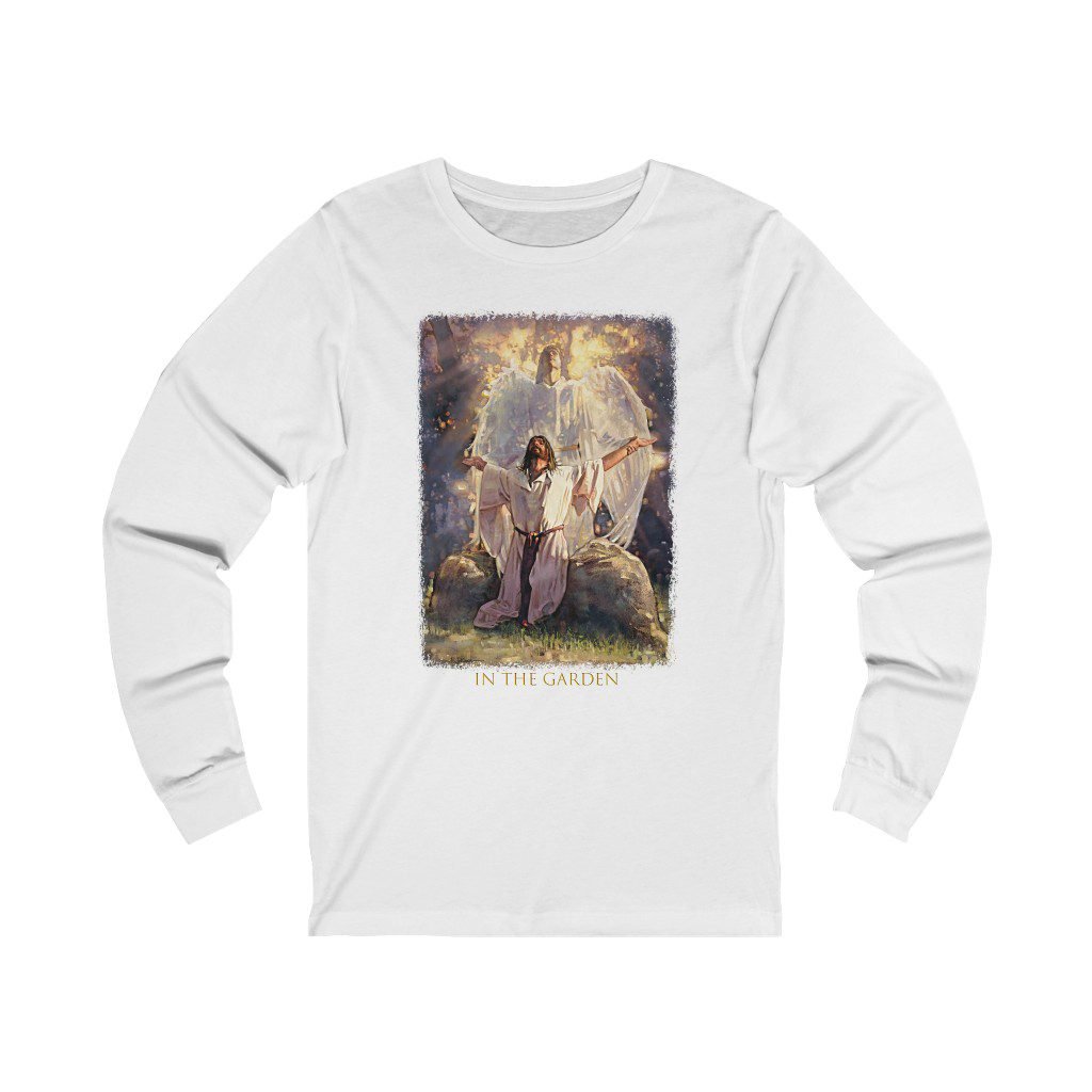 In The Garden by Ron DiCianni – Long Sleeve Tshirt 3501