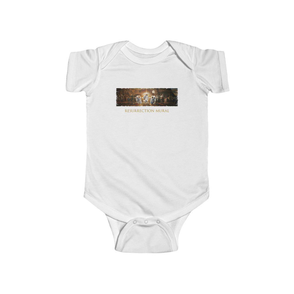 Resurrection Mural by Ron DiCianni – Infant Fine Jersey Bodysuit 4424