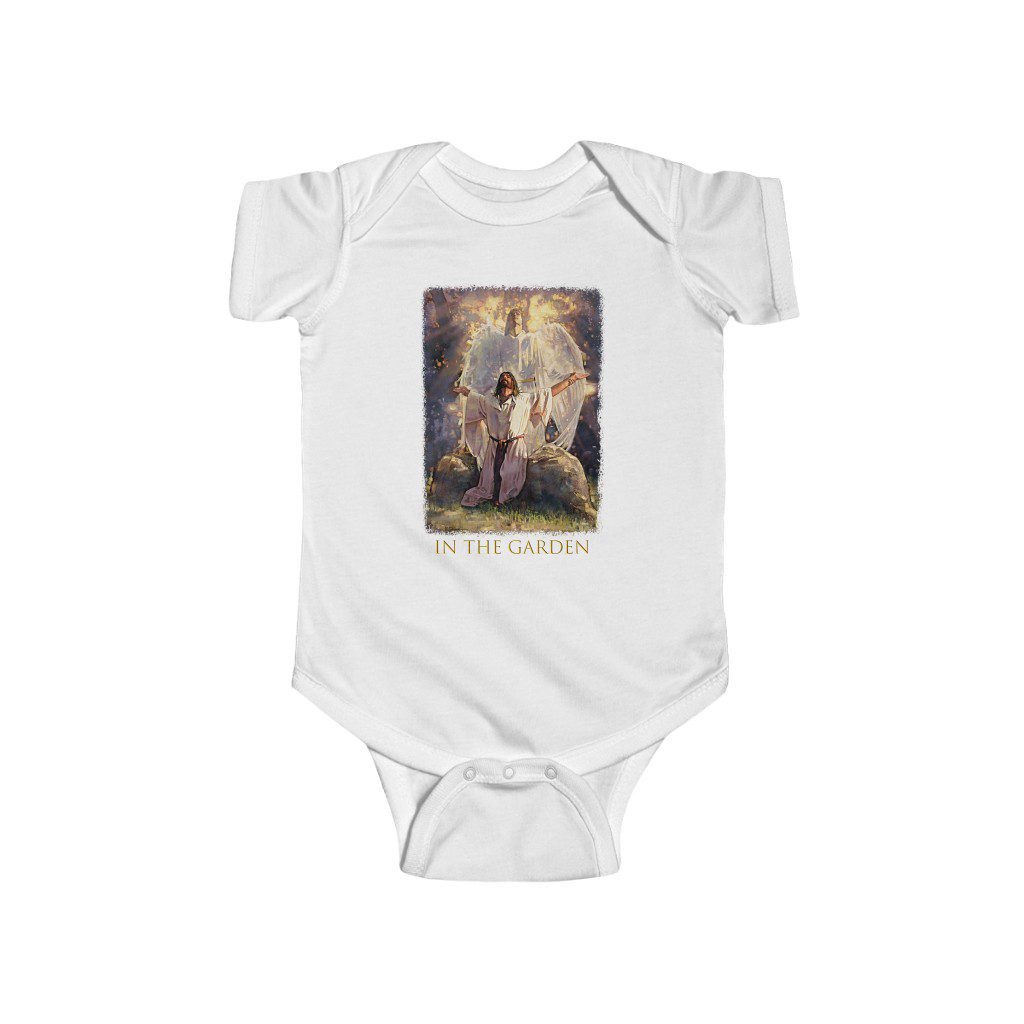 In The Garden by Ron DiCianni – Infant Fine Jersey Bodysuit 4424