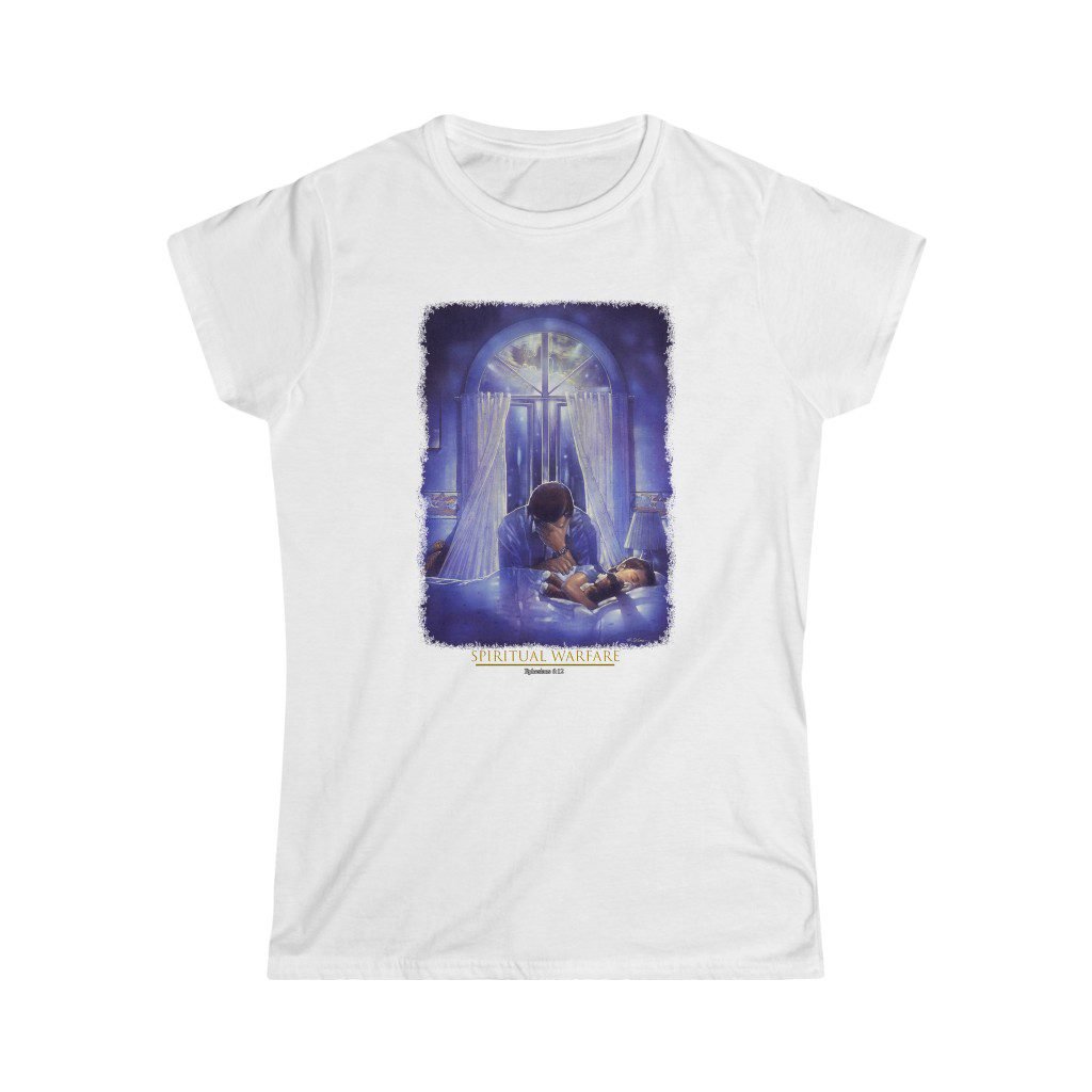 Spiritual Warfare by Ron DiCianni – Women’s Short Sleeve Tshirt 64000L