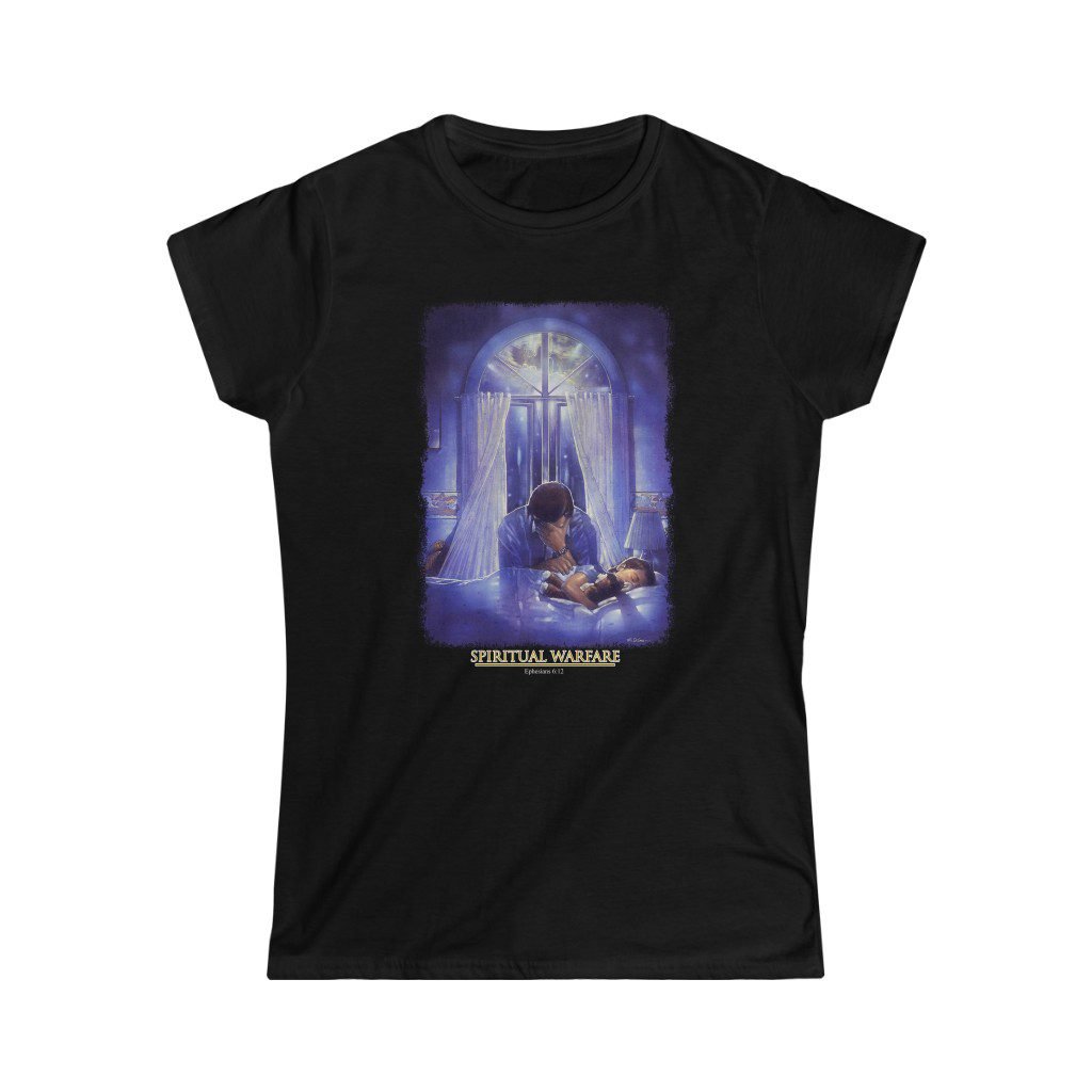 Spiritual Warfare by Ron DiCianni – Women’s Short Sleeve Tshirt 64000L