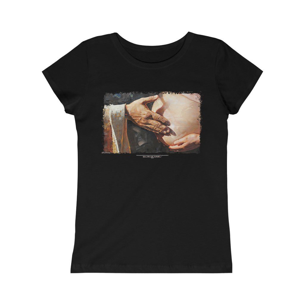 Before I Formed You by Ron DiCianni – Girls Short Sleeve Tshirt 3710