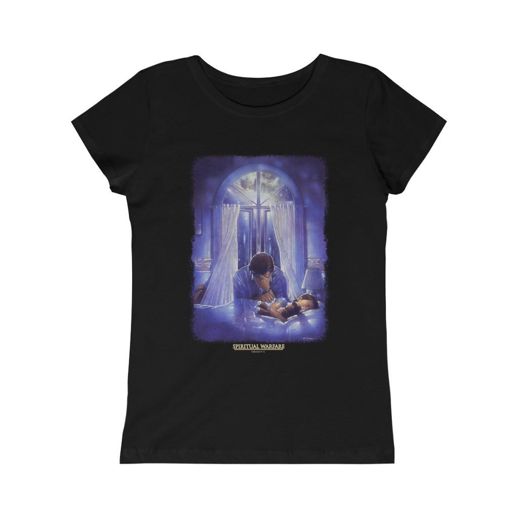 Spiritual Warfare by Ron DiCianni – Girls Short Sleeve Tshirt 3710