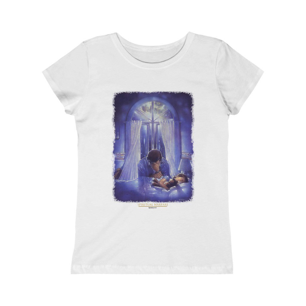 Spiritual Warfare by Ron DiCianni – Girls Short Sleeve Tshirt 3710