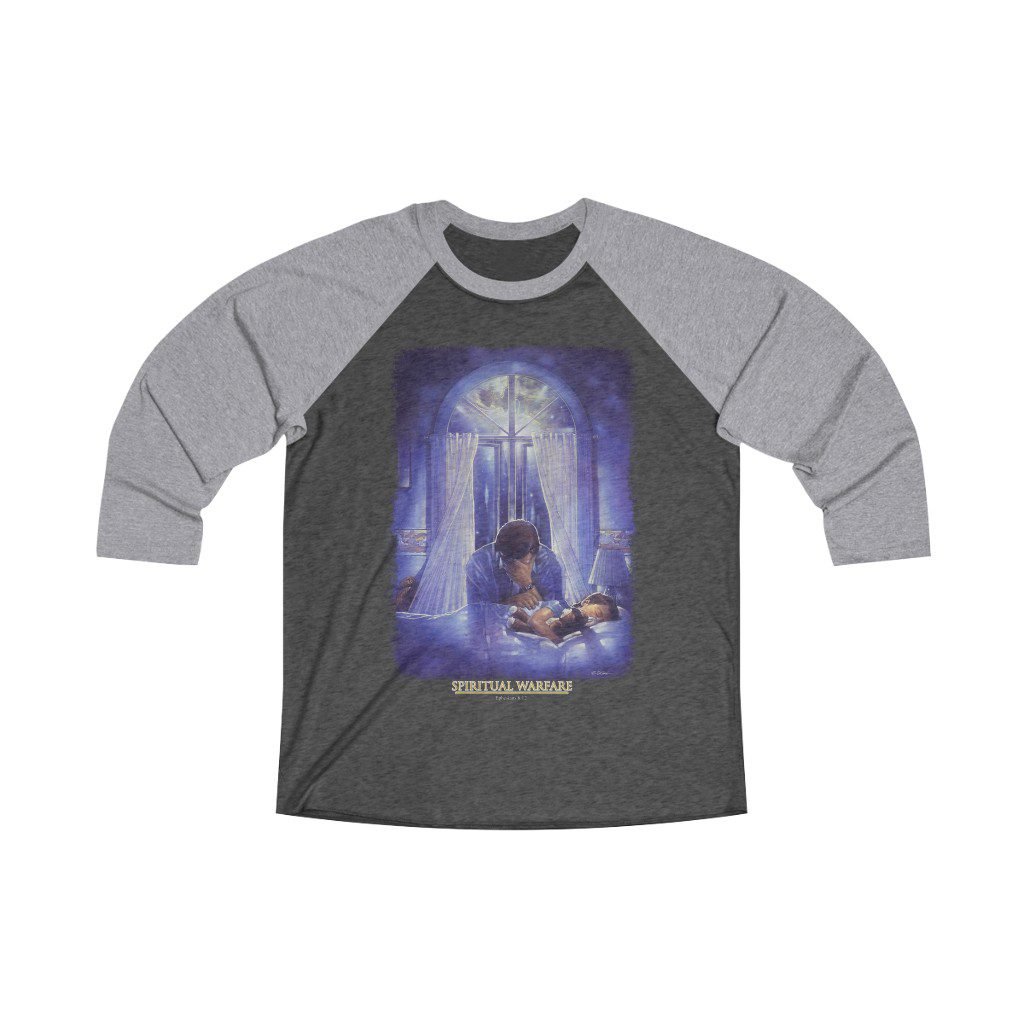 Spiritual Warfare by Ron DiCianni – 3/4 Sleeve Baseball Tee 6051