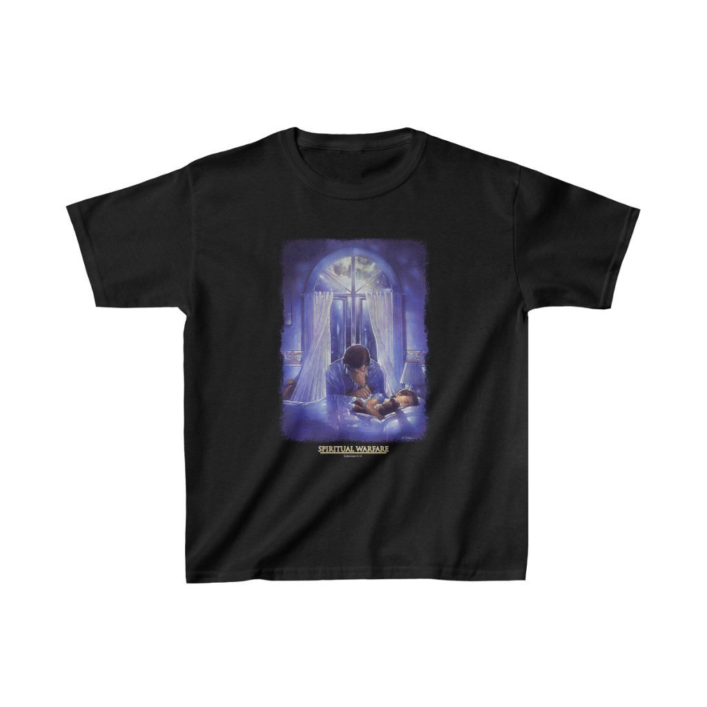 Spiritual Warfare by Ron DiCianni – Children’s Short Sleeve Tshirt