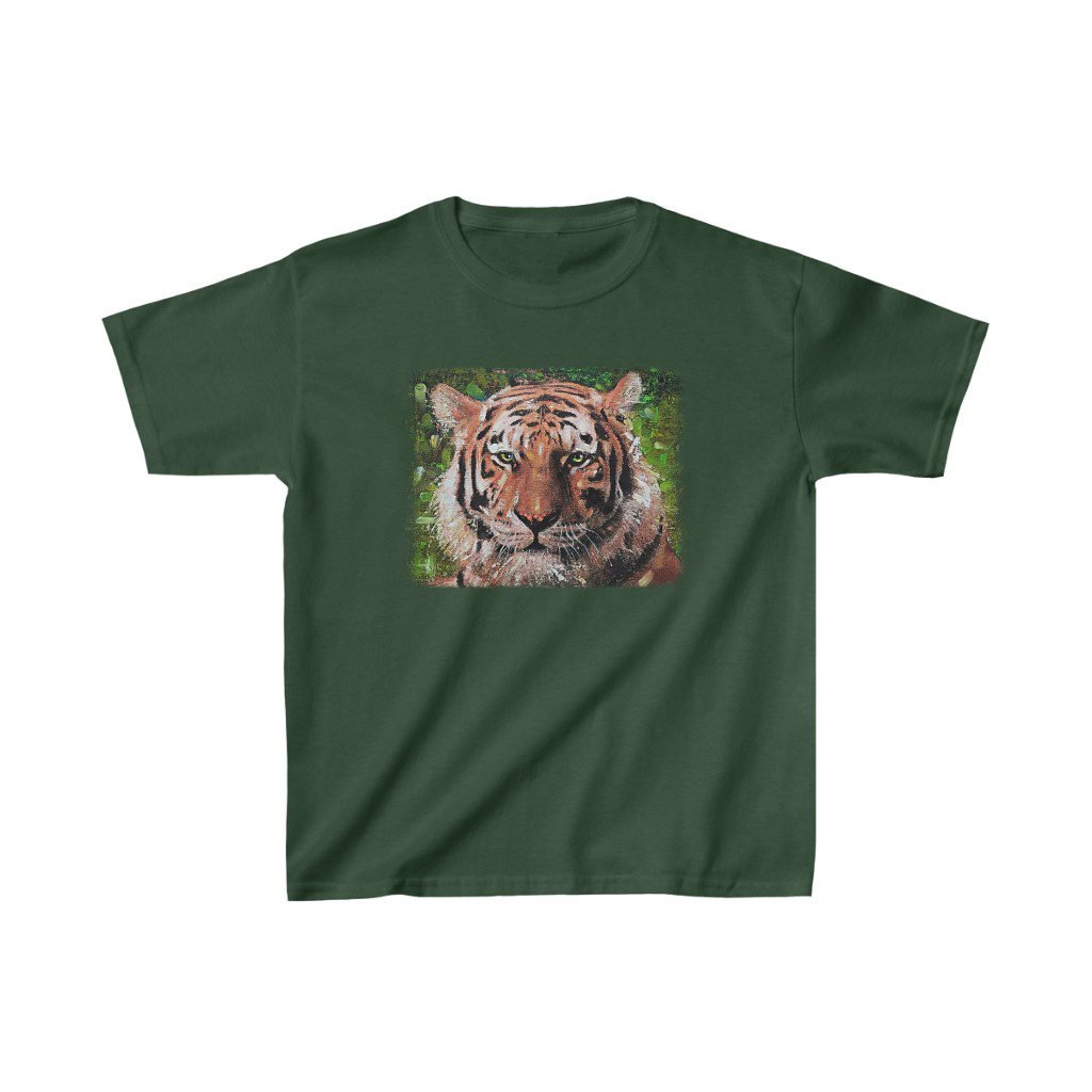 Tiger by Ron DiCianni – Children’s Short Sleeve Tshirt