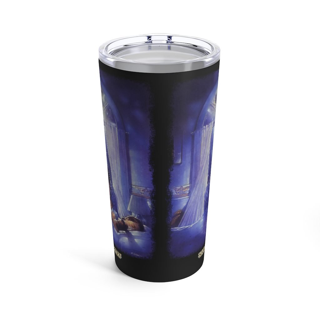 Spiritual Warfare by Ron DiCianni – 20oz Black Stainless Steel Tumbler (Rough Edge Version)