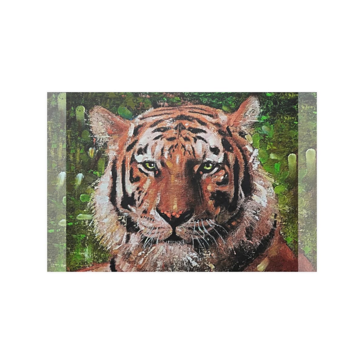 Tiger by Ron DiCianni – White Satin Poster Prints (210gsm)