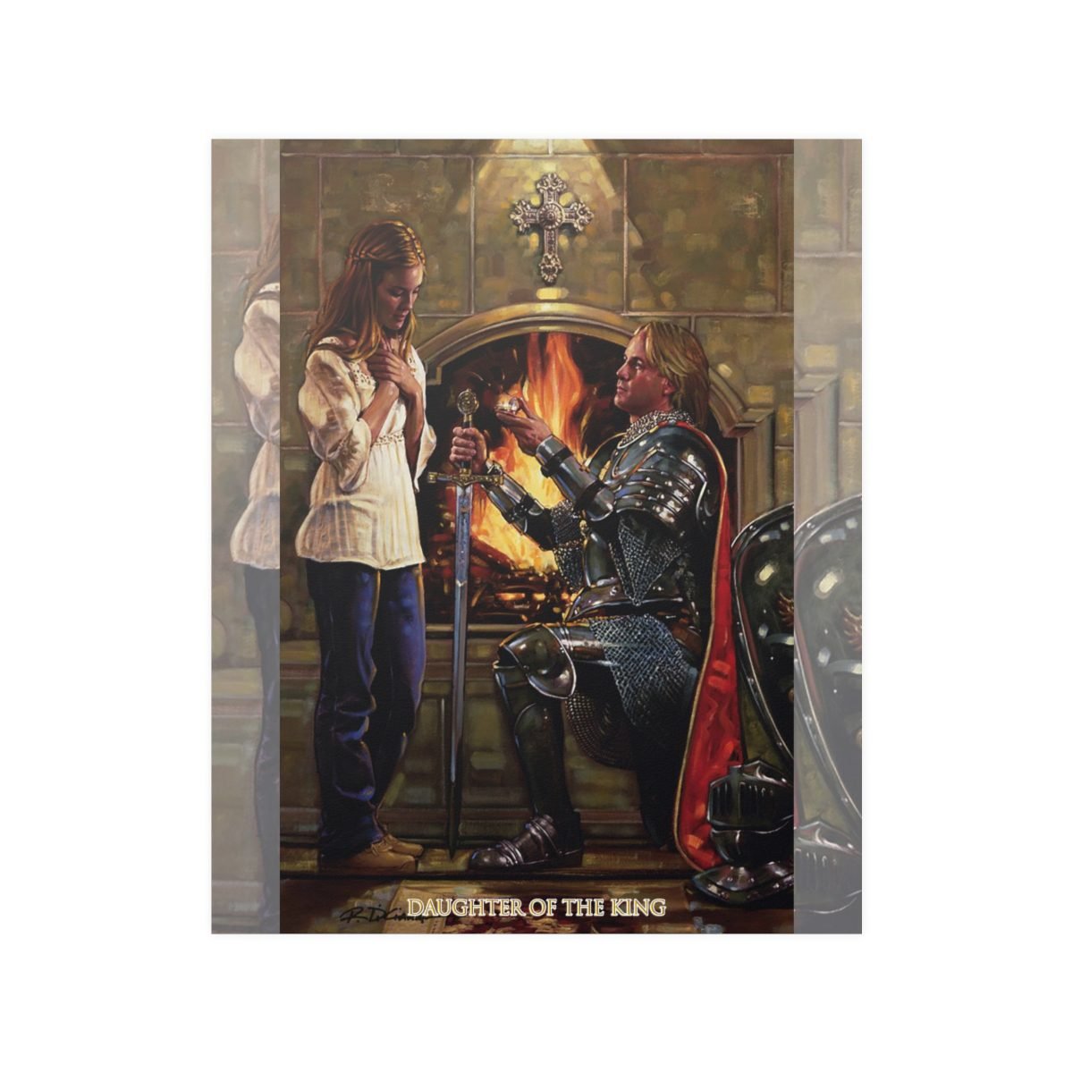 Daughter of The King by Ron DiCianni – White Satin Poster Prints (210gsm)