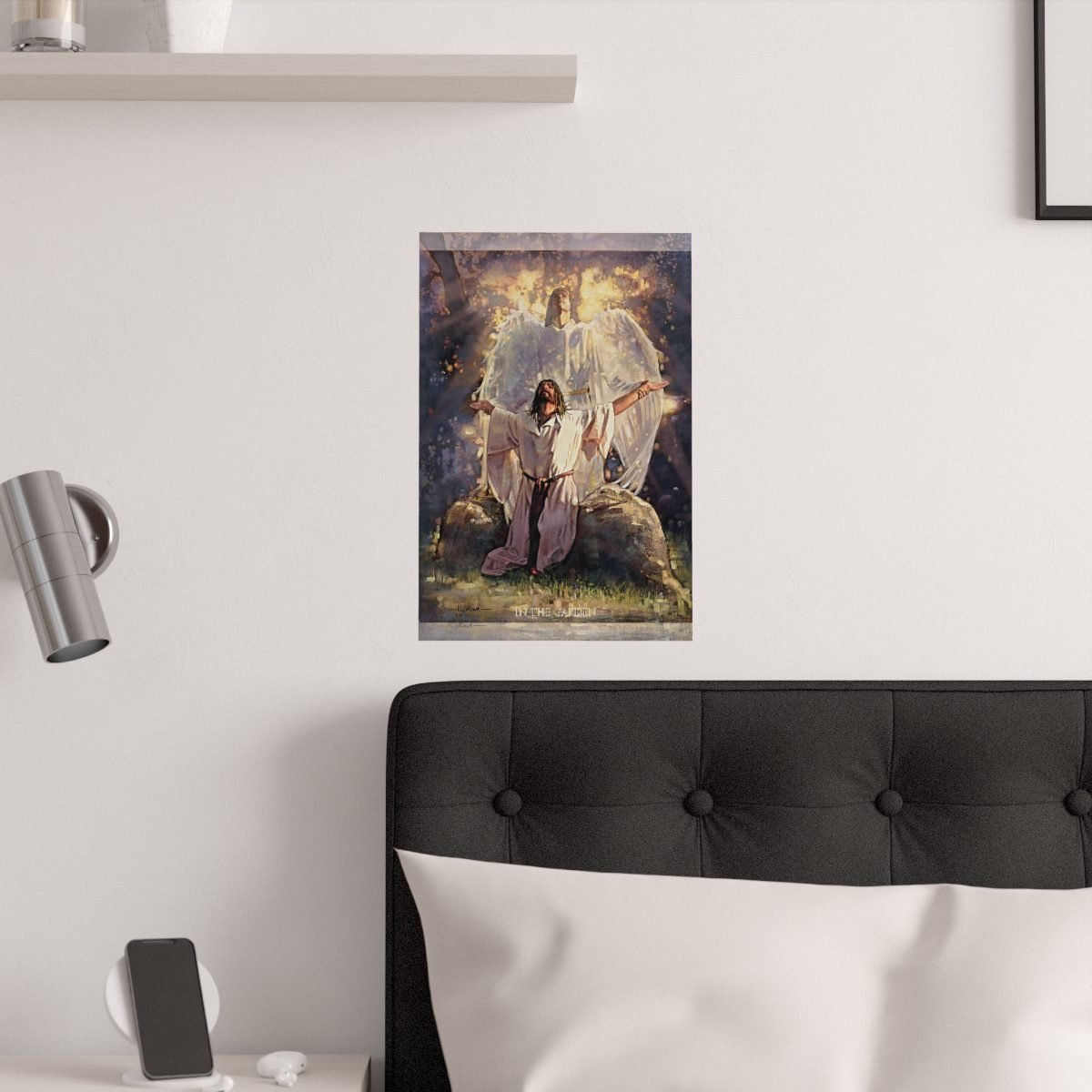 In The Garden by Ron DiCianni – White Satin Poster Prints (210gsm)