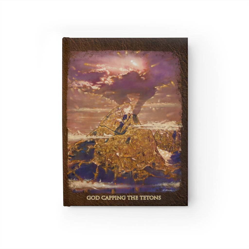 God Capping The Tetons by Ron DiCianni – Leather-Look Hardcover Journal