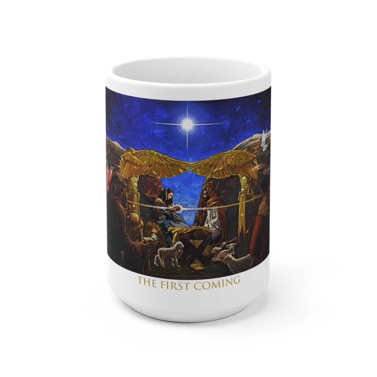 The First Coming by Ron DiCianni – 11oz and 15oz White Mugs