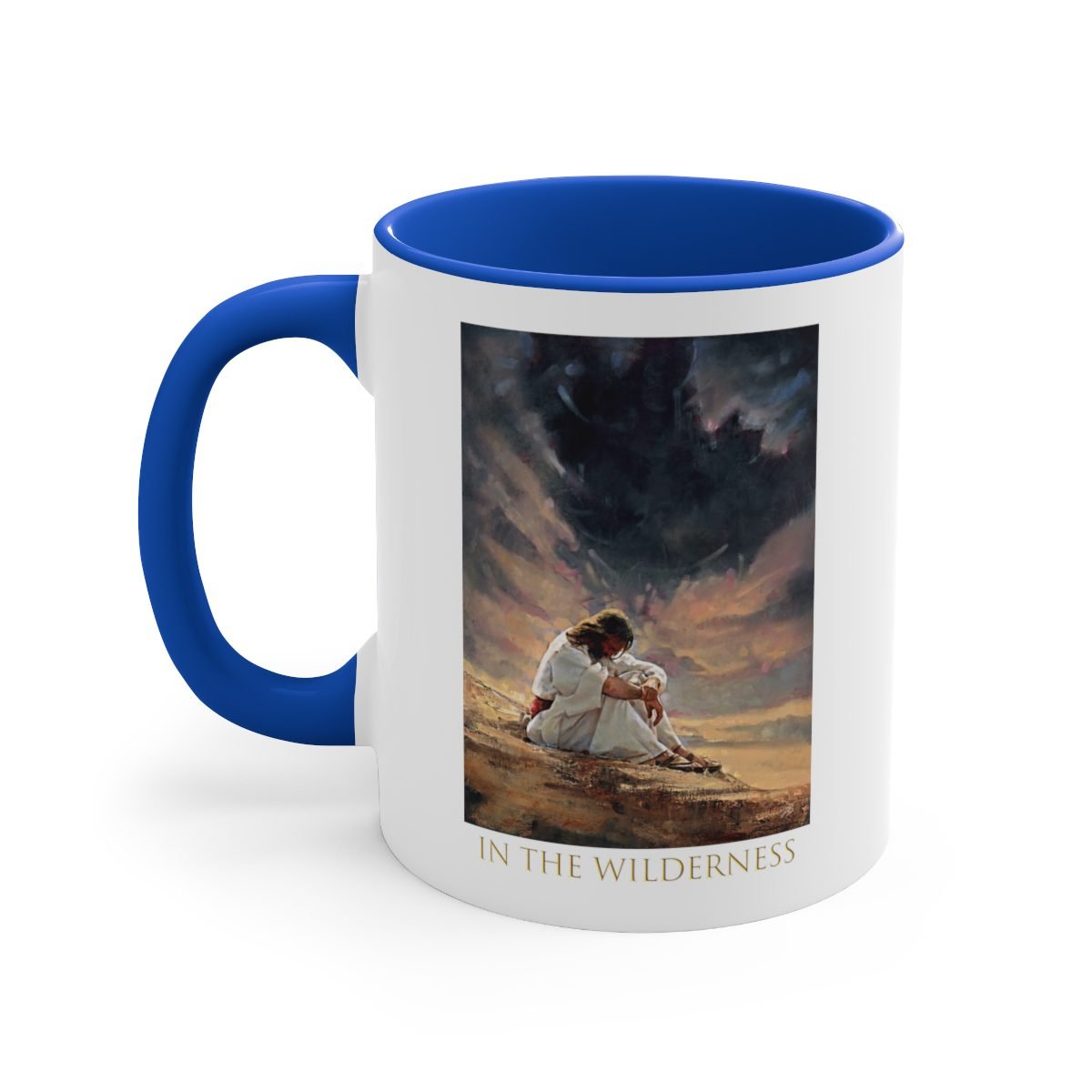 In The Wilderness by Ron DiCianni – 11oz Accent Mug