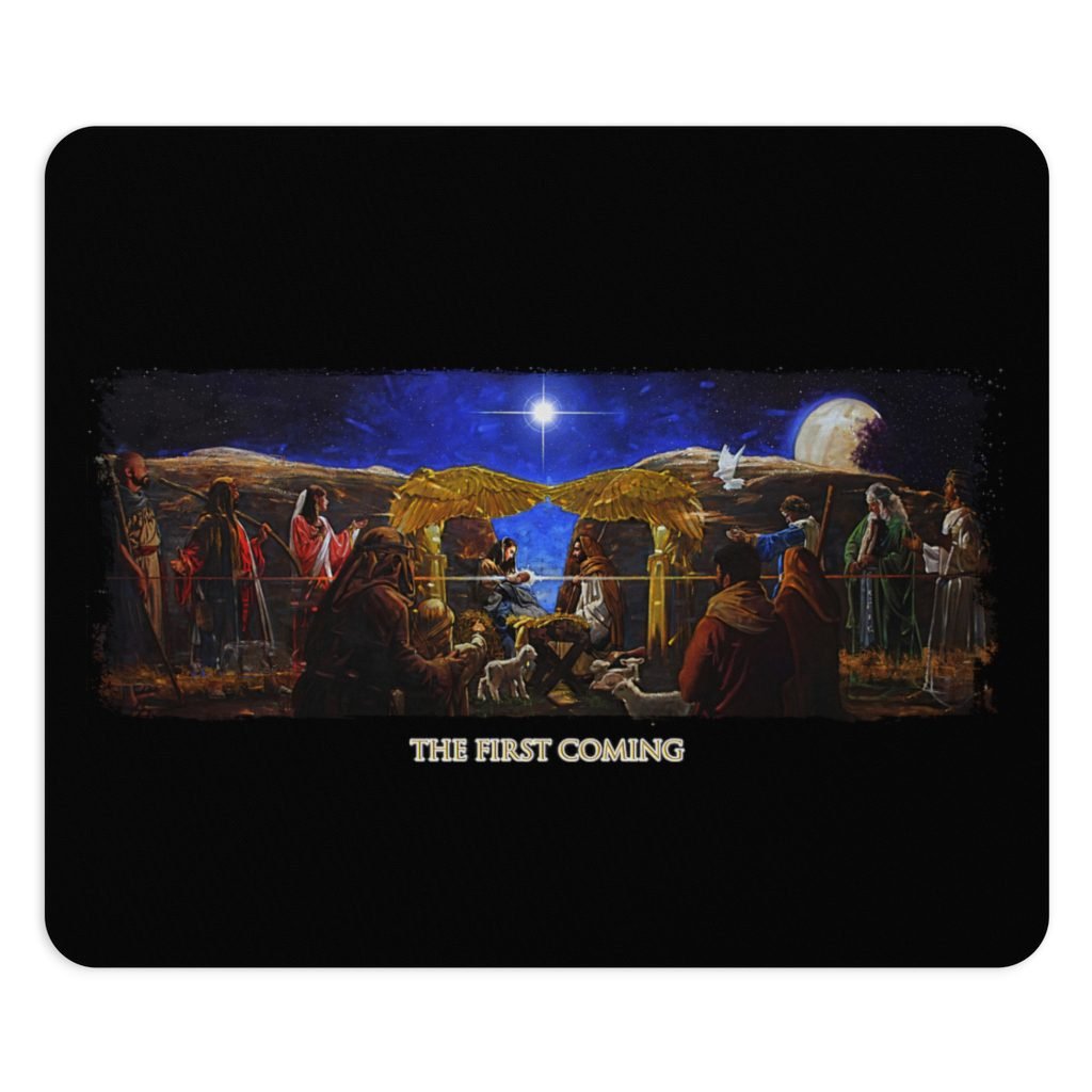 The First Coming by Ron DiCianni – Rectangular and Round Mousepads