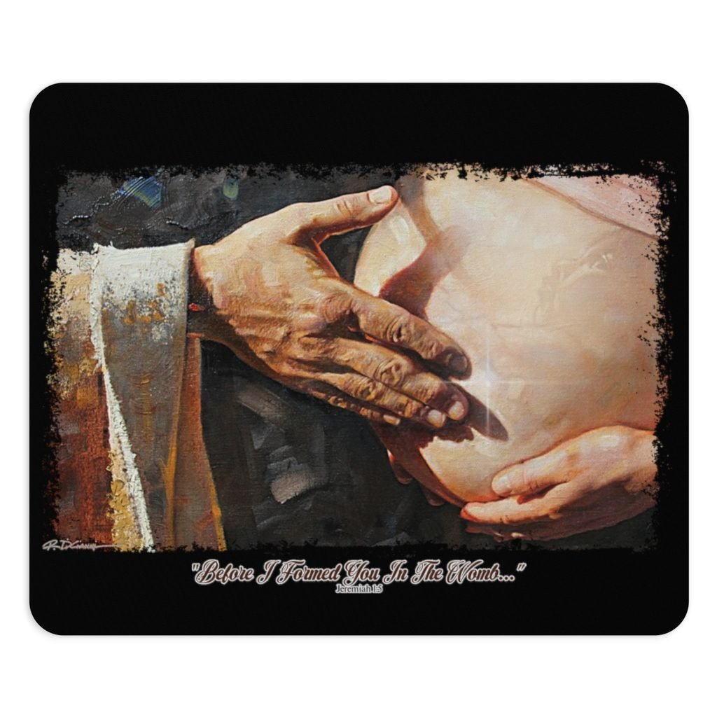 Before I Formed You by Ron DiCianni – Rectangular and Round Mousepads