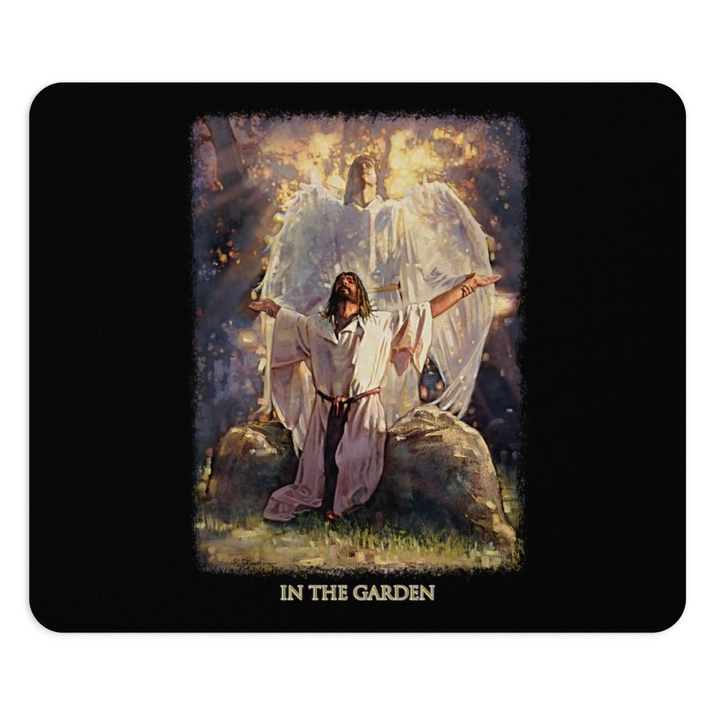 In The Garden by Ron DiCianni – Rectangular and Round Mousepads