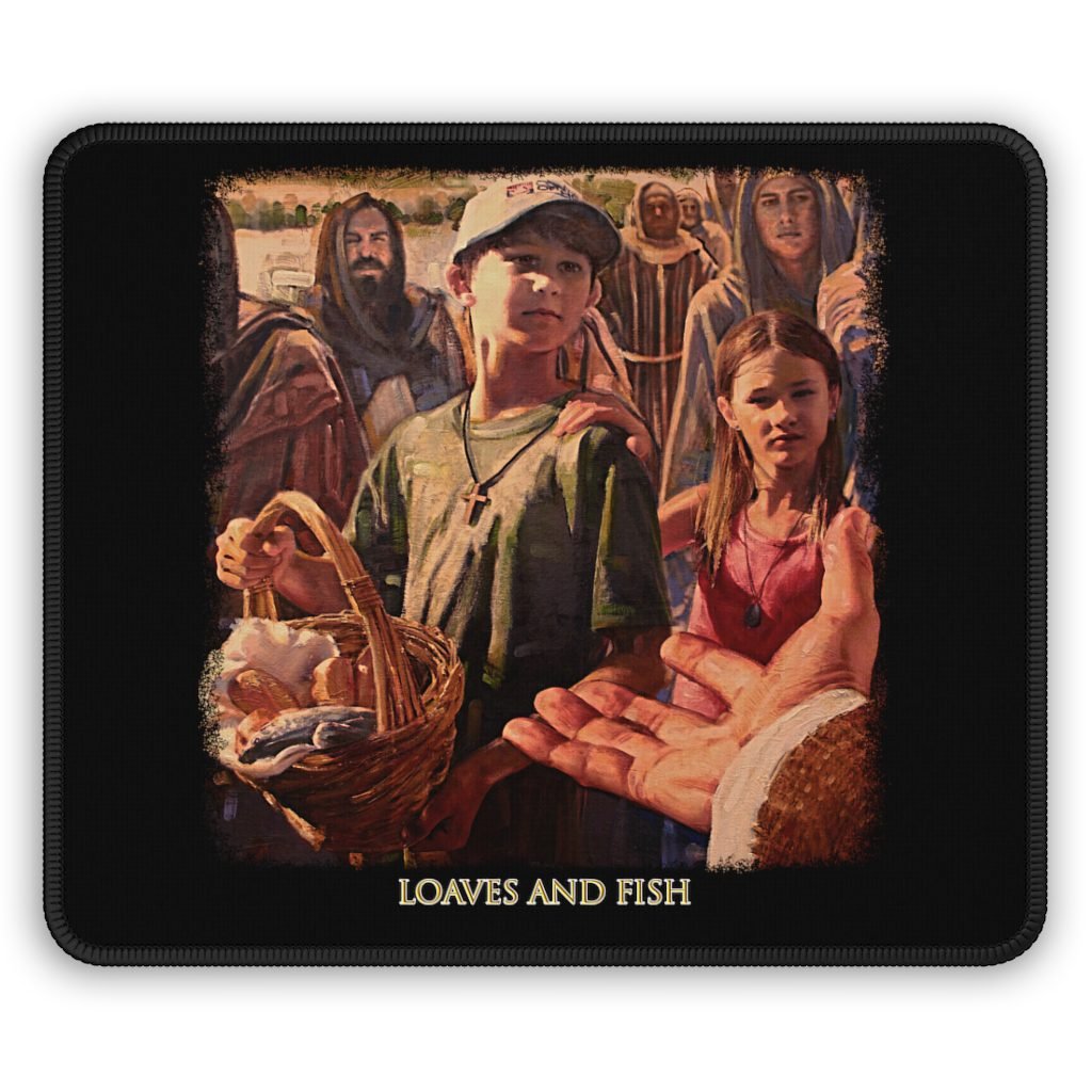 Loaves and Fish by Ron DiCianni – Gaming Mouse Pad