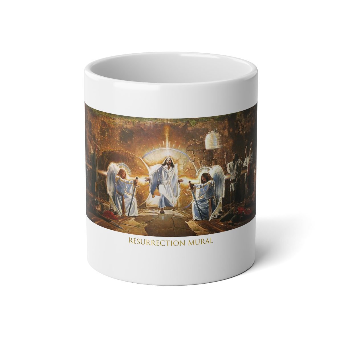 Resurrection Mural by Ron DiCianni – 20oz White Mug