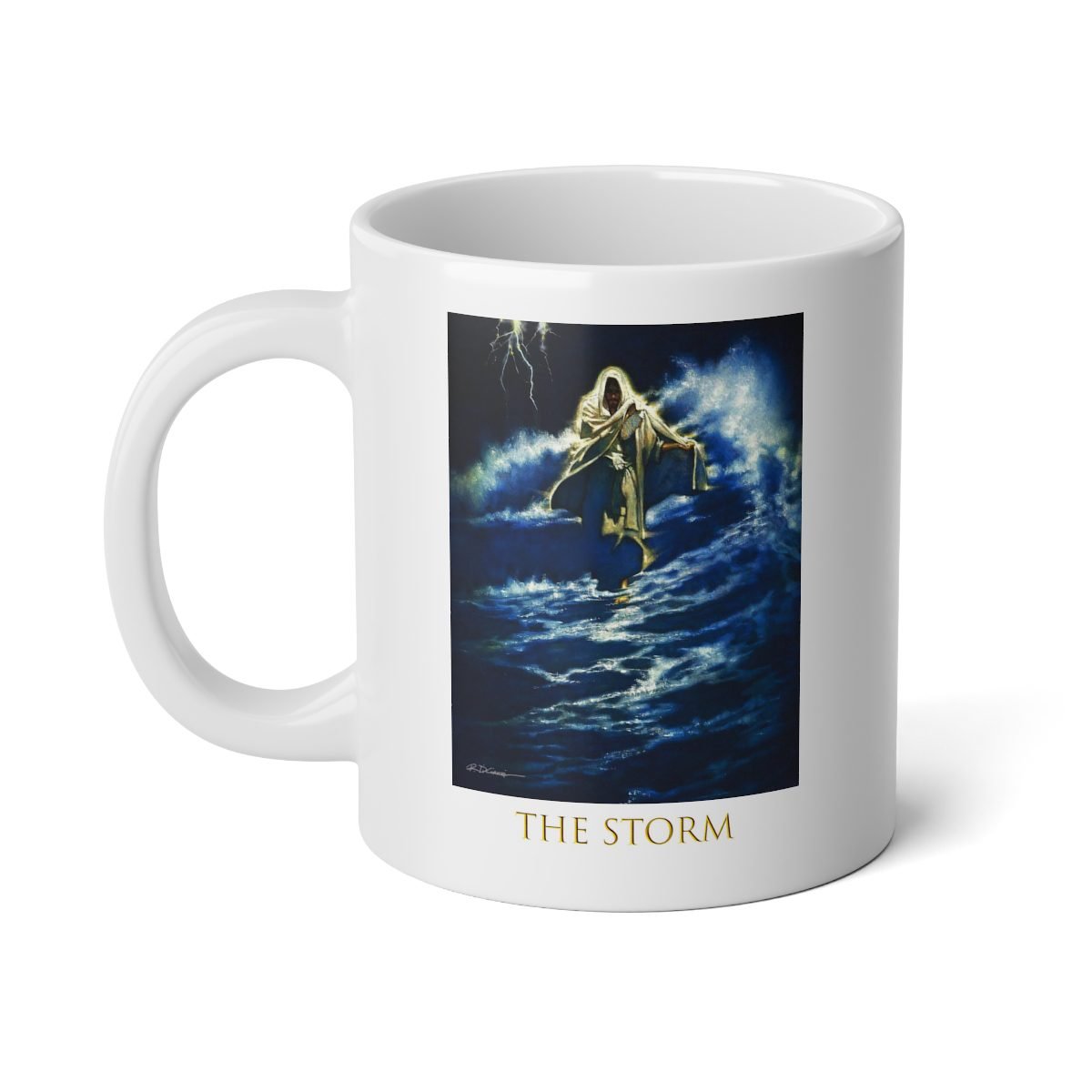 The Storm by Ron DiCianni – 20oz White Mug