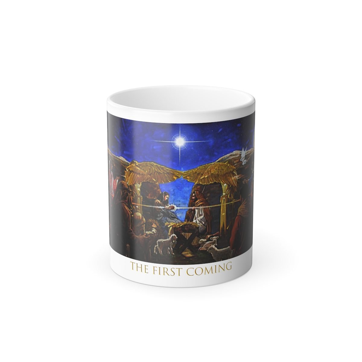 The First Coming by Ron DiCianni – Color Morphing Mug, 11oz