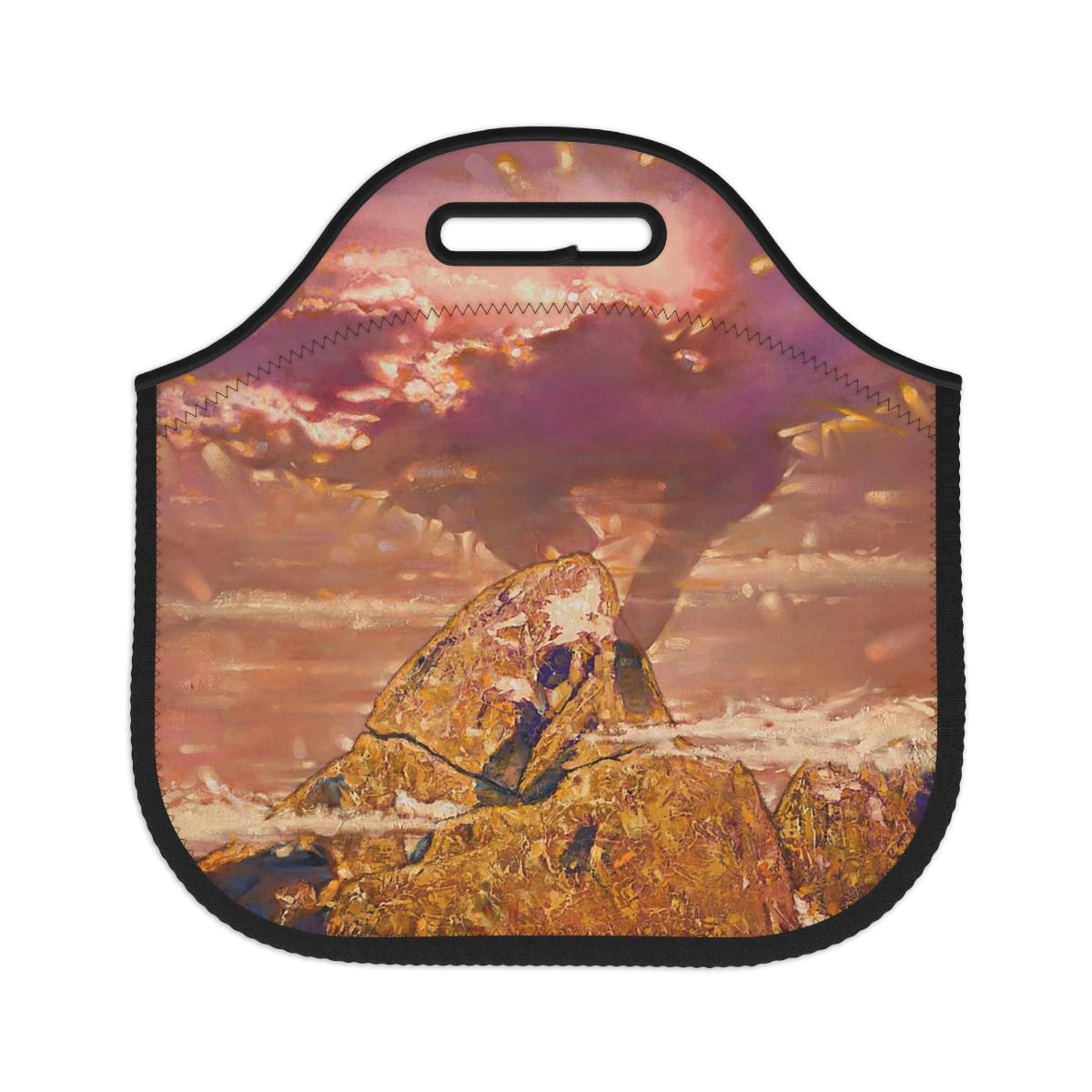 God Capping The Tetons by Ron DiCianni – Neoprene Lunch Bags