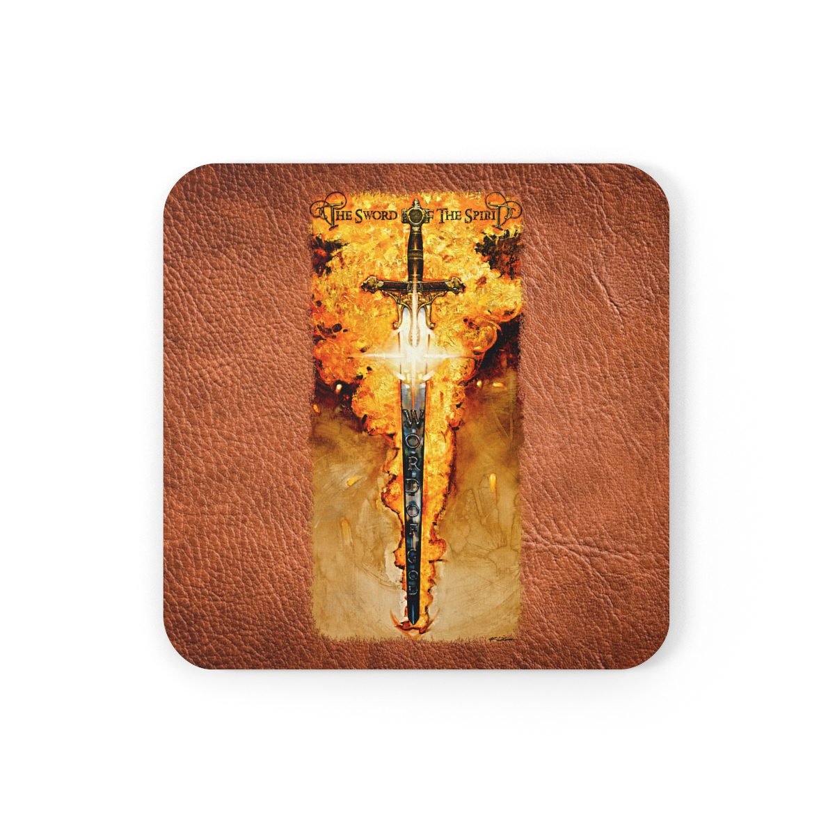 The Sword of The Spirit by Ron DiCianni – Corkwood Coasters Set of 4