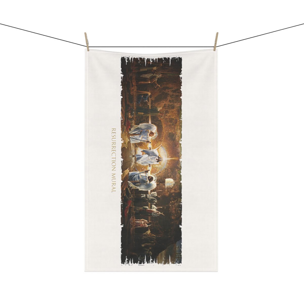 Resurrection Mural by Ron DiCianni – Kitchen Tea Towel