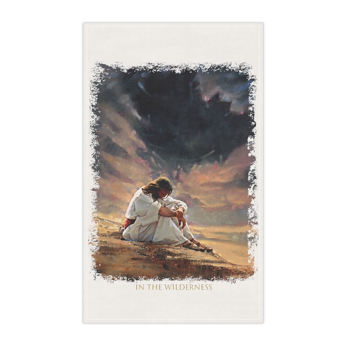 In The Wilderness by Ron DiCianni – Kitchen Tea Towel