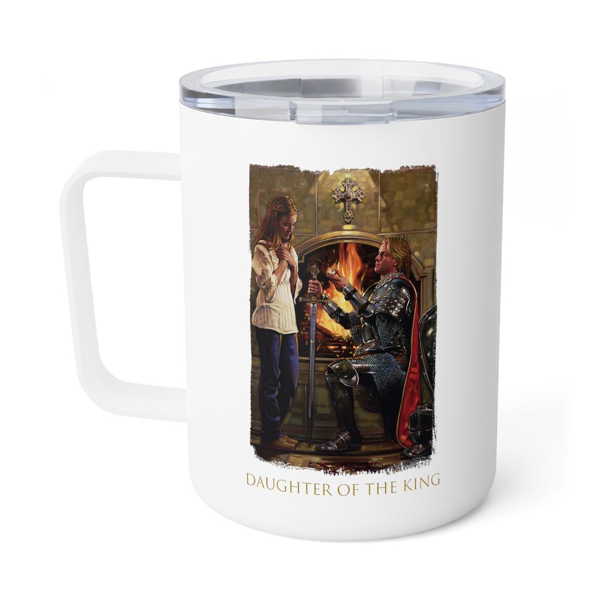 Daughter of The King by Ron DiCianni – Insulated 10oz Coffee Mug (Rough Edge Version)