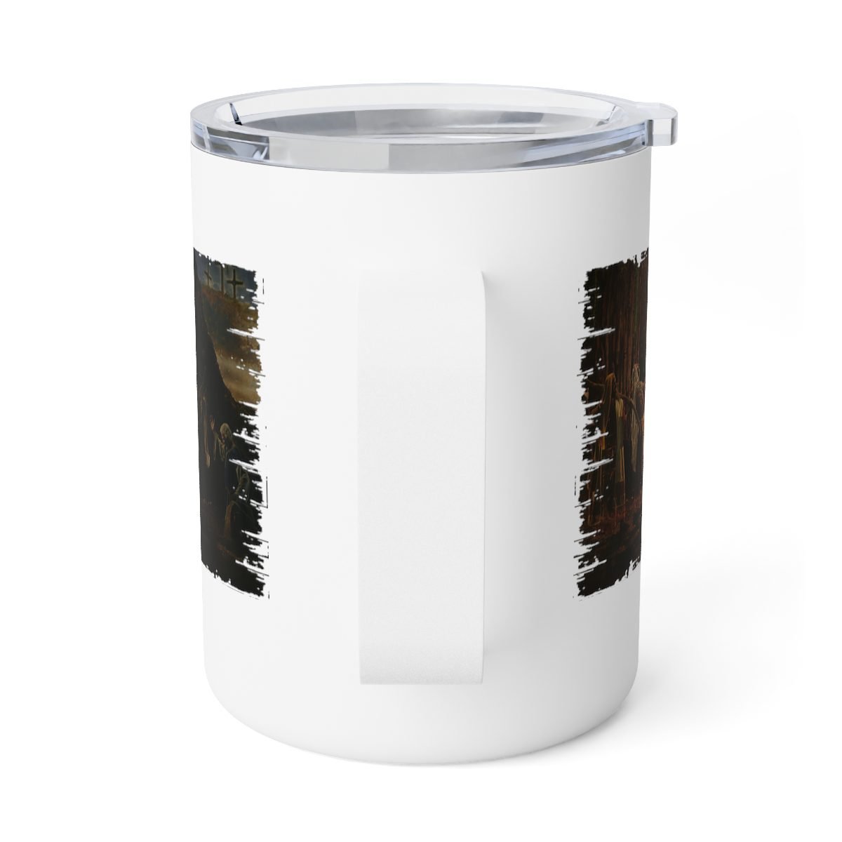 Resurrection Mural by Ron DiCianni – Insulated 10oz Coffee Mug (Rough Edge Version)