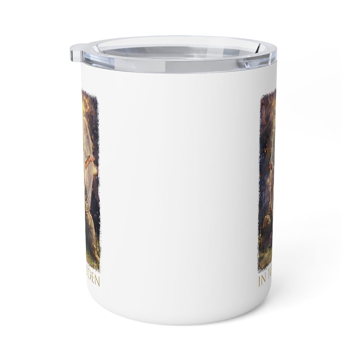 In The Garden by Ron DiCianni – Insulated 10oz Coffee Mug (Rough Edge Version)