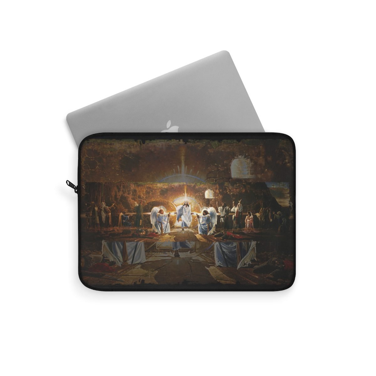 Resurrection Mural by Ron DiCianni – Black Laptop Sleeves (3 sizes)