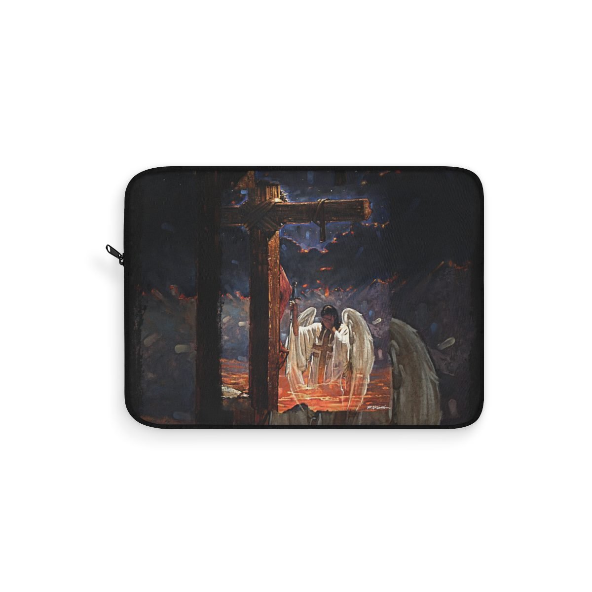 He Could Have Called by Ron DiCianni – Black Laptop Sleeves (3 sizes)