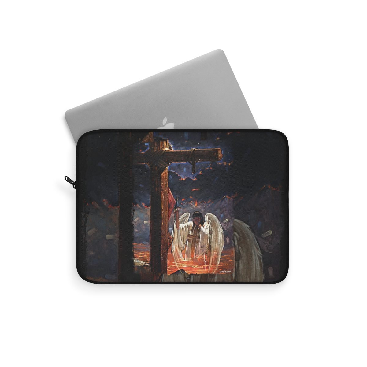 He Could Have Called by Ron DiCianni – Black Laptop Sleeves (3 sizes)