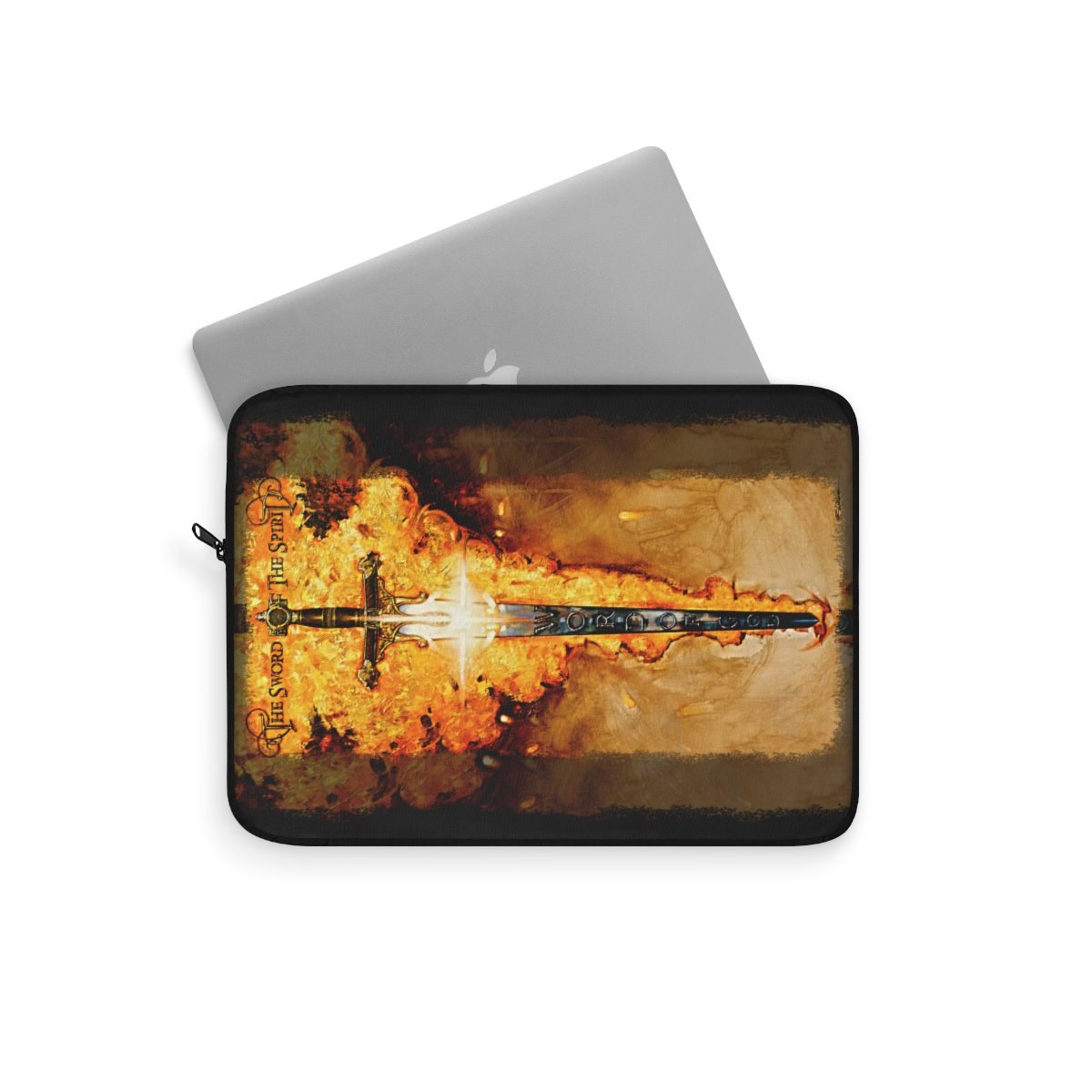 The Sword Of The Spirit by Ron DiCianni – Black Laptop Sleeves (3 sizes)