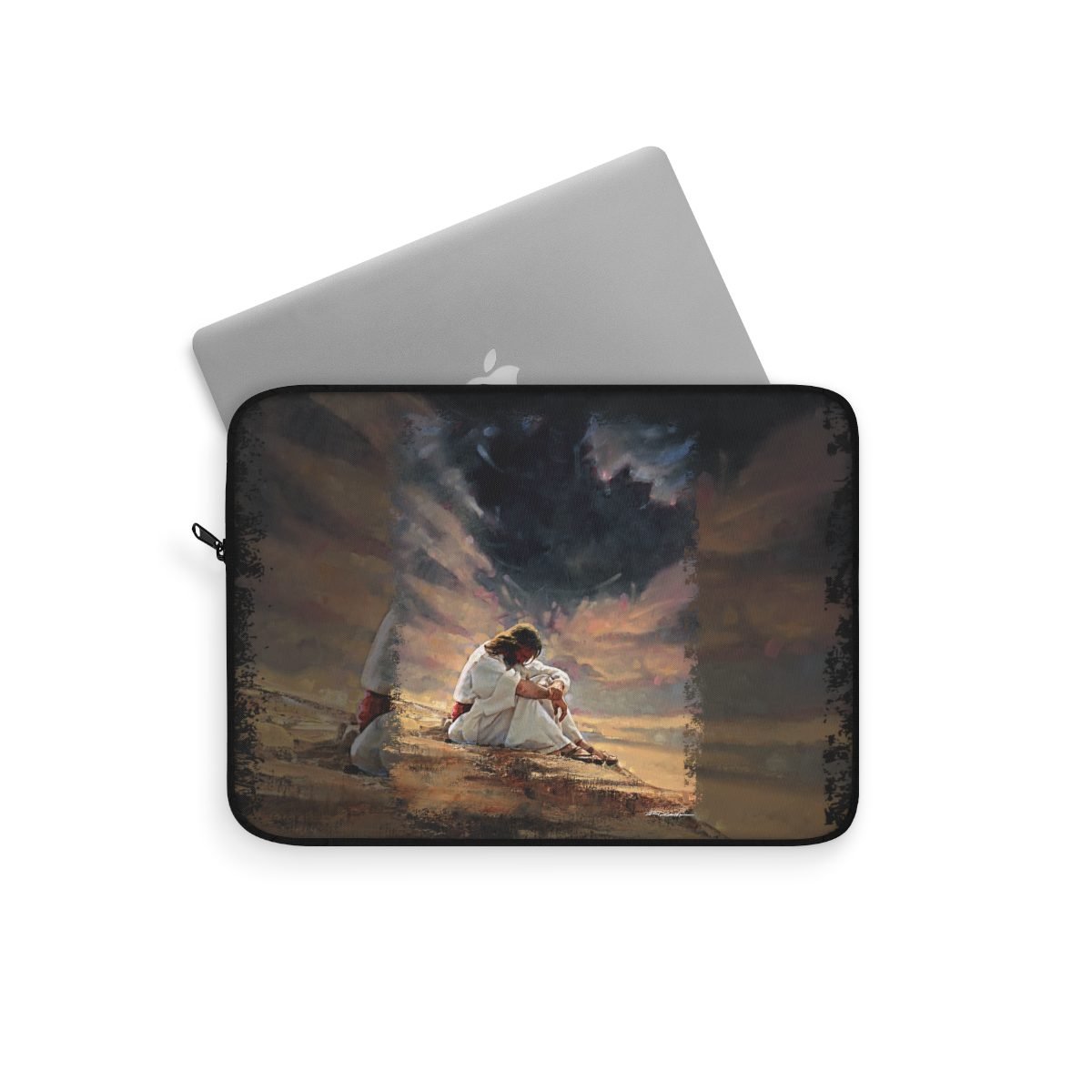 In The Wilderness by Ron DiCianni – Black Laptop Sleeves (3 sizes)