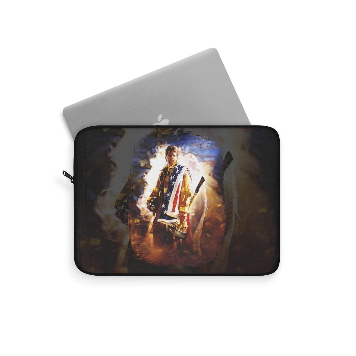 No Greater Love by Ron DiCianni – Black Laptop Sleeves (3 sizes)