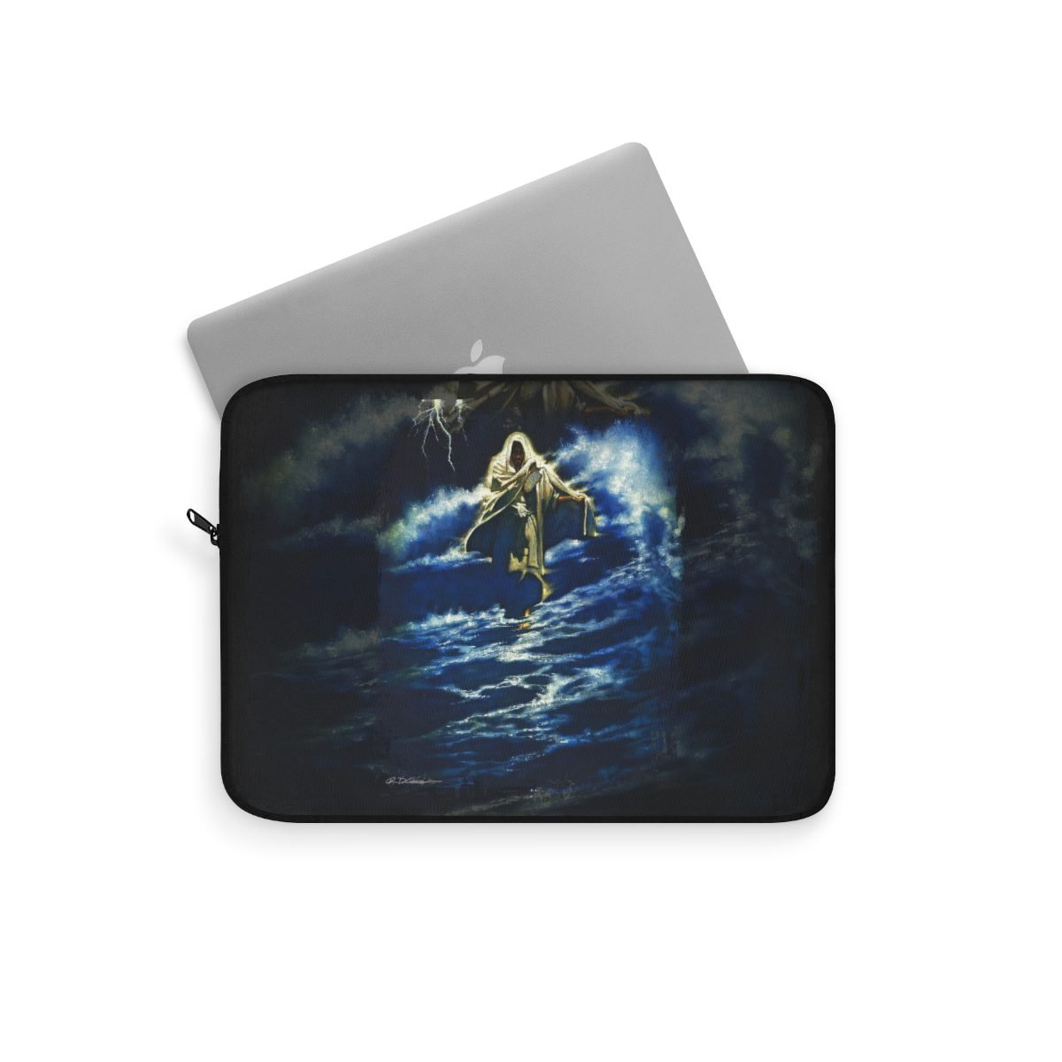 The Storm by Ron DiCianni – Black Laptop Sleeves (3 sizes)