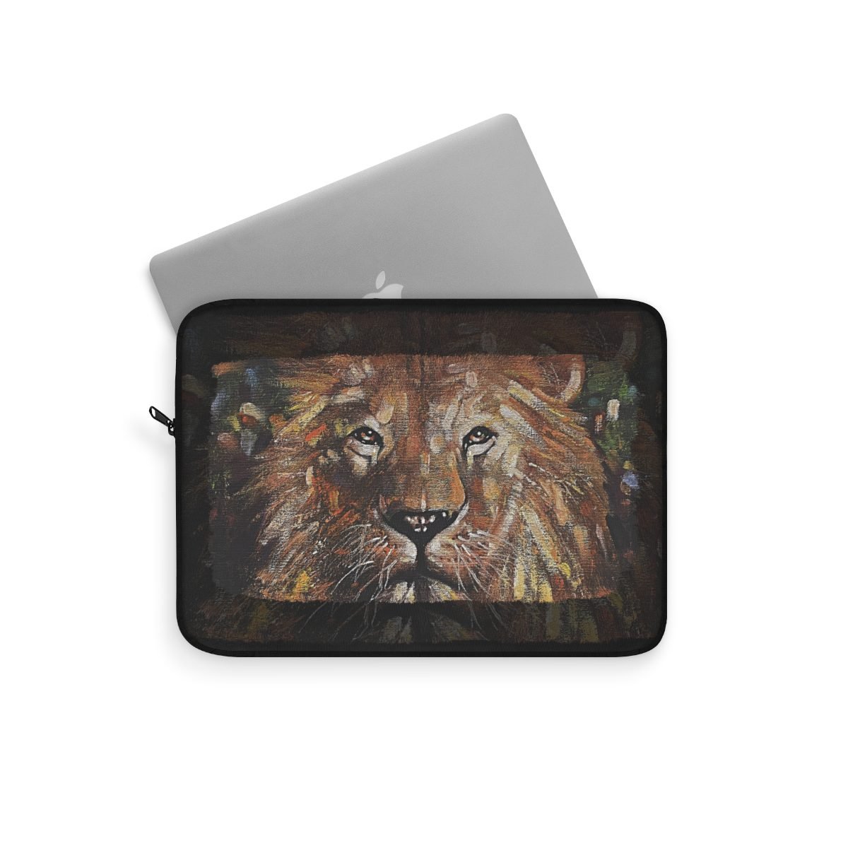 Lion by Ron DiCianni – Black Laptop Sleeves (3 sizes)