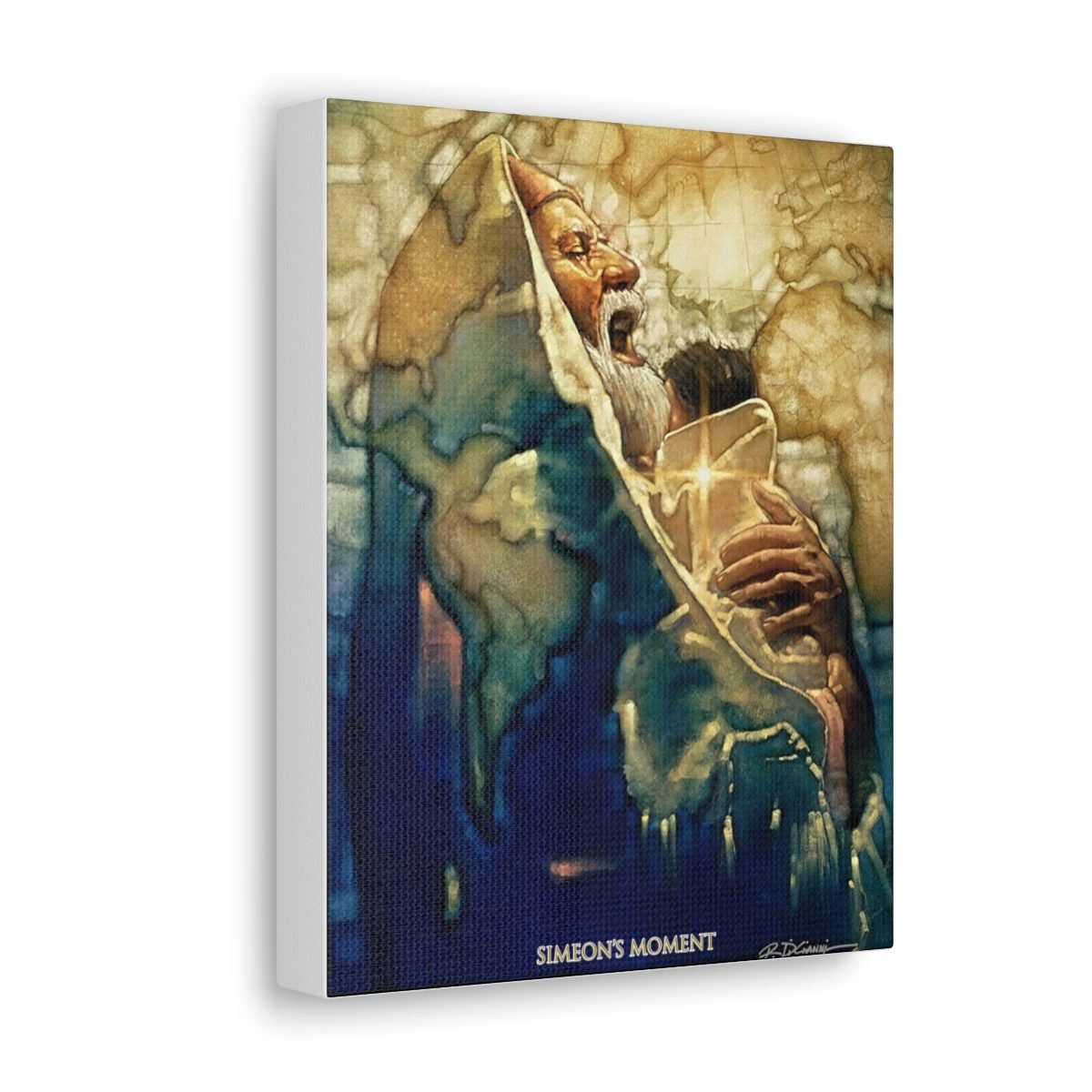 Simeon’s Moment by Ron DiCianni Stretched Canvas Print