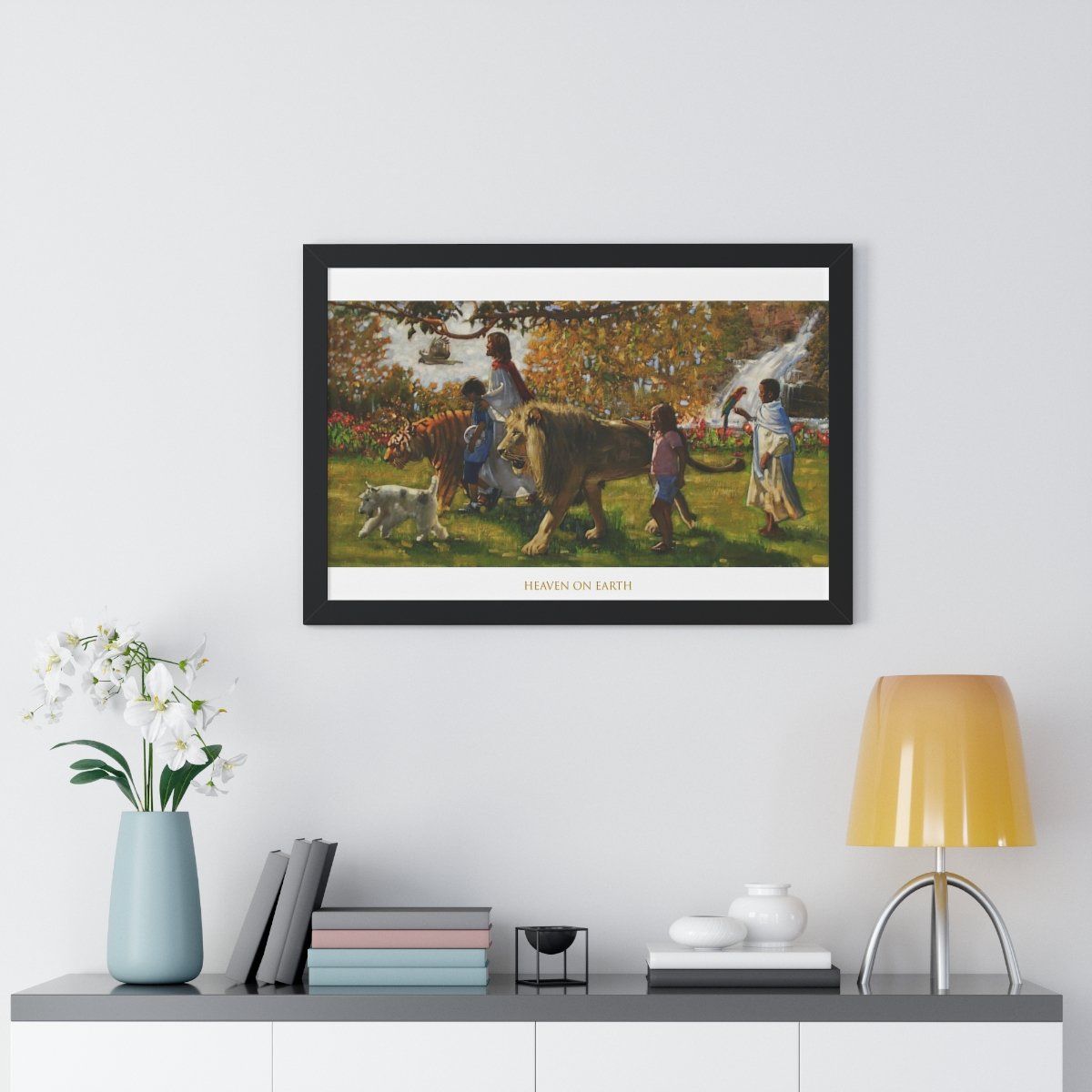 Heaven On Earth by Ron DiCianni – Framed Print